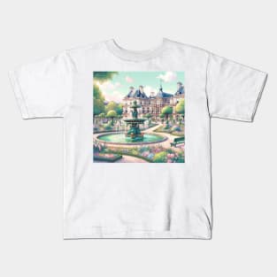 Jardin du luxembourg Kids T-Shirt